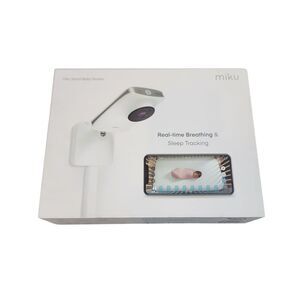 Miku Smart Baby Monitor Camera Real-Time Breathing & Sleeping Tracking Open Box